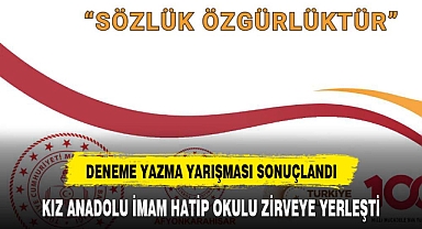 DENEME YAZMA YARIŞMASI SONUÇLANDI