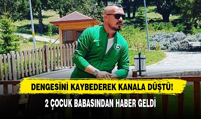 Dengesini Kaybederek Kanala Düştü!