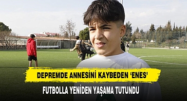 Depremde Annesini Kaybeden ‘Enes’