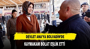 Devlet Ana'ya Bolvadin'de Kaymakam Bolat Eşlik Etti
