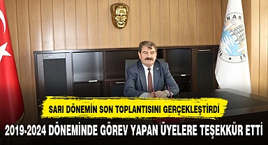 DİNAR BELEDİYESİNDE SON TOPLANTI GERÇEKLEŞTİRİLDİ