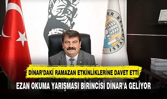 DİNAR'DA RAMAZANA ETKİNLİKLERİNE TÜRKİYE BİRİNCİSİ KATILIYOR