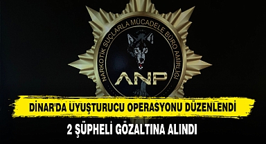Dinar'da Uyuşturucu Operasyonu Düzenlendi
