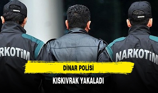 Dinar Polisi Kıskıvrak Yakaladı