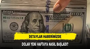 DOLAR YENİ HAFTAYA NASIL BAŞLADI?