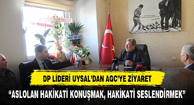 DP LİDERİ UYSAL, AFYON'DA