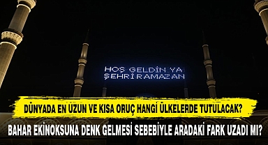 Dünyada En Uzun Ve Kısa Oruç Hangi Ülkelerde Tutulacak?