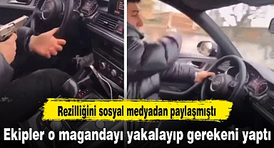 Ekipler o magandayı yakalayıp gerekeni yaptı