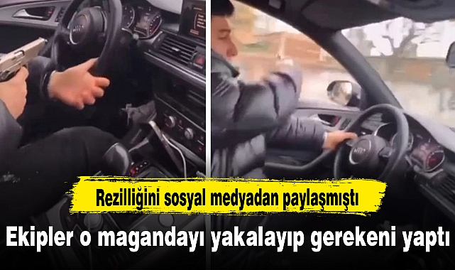 Ekipler o magandayı yakalayıp gerekeni yaptı
