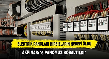 Elektrik Panoları Hırsızların Hedefi Oldu