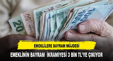 Emeklilerin bayram ikramiyesini 3 bin TL'ye çıkaran yasa yürürlüğe girdi