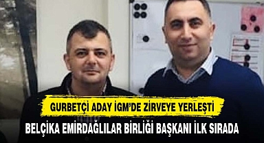 EMİRDAĞ'DA 1. SIRA GURBETÇİ'NİN