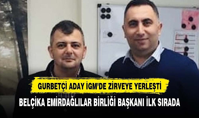 EMİRDAĞ'DA 1. SIRA GURBETÇİ'NİN