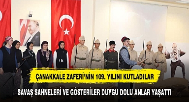 EMİRDAĞ'DA 18 MART TÖRENİNDE DUYGU DOLU ANLAR YAŞANDI