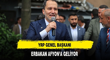 Erbakan Afyonkarahisar'a Geliyor