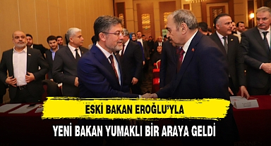Eski Bakanla Yeni Bakan Toplantıda Bir Araya Geldi
