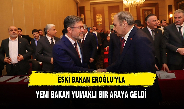 Eski Bakanla Yeni Bakan Toplantıda Bir Araya Geldi