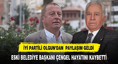 Eski Belediye Başkanı Çengel Hayatını Kaybetti Paylaşım Olgun'dan Geldi