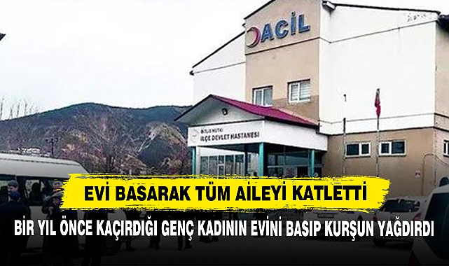 Evi Basarak Tüm Aileyi Katletti