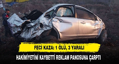 Feci Kaza: 1 Ölü, 3 Yaralı
