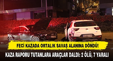 Feci Kazada Ortalık Savaş Alanına Döndü!