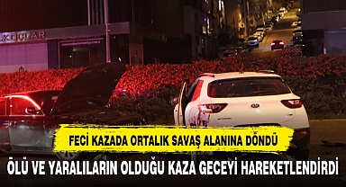 Feci kazada ortalık savaş alanına döndü: 2 ölü, 7 yaralı