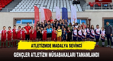 GENÇLER ATLETİZM MÜSABAKALARI TAMAMLANDI