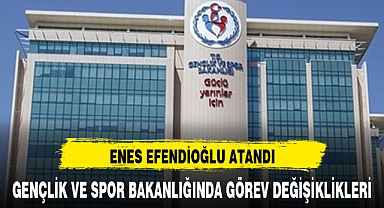 GENÇLİK VE SPOR BAKANLIĞINDA GÖREV DEĞİŞİKLİKLERİ