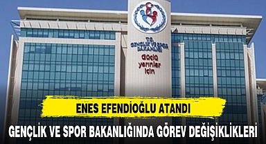 GENÇLİK VE SPOR BAKANLIĞINDA GÖREV DEĞİŞİKLİKLERİ