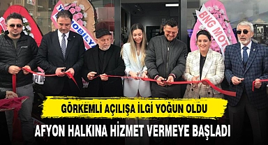 GÖRKEMLİ AÇILIŞA İLGİ YOĞUN OLDU