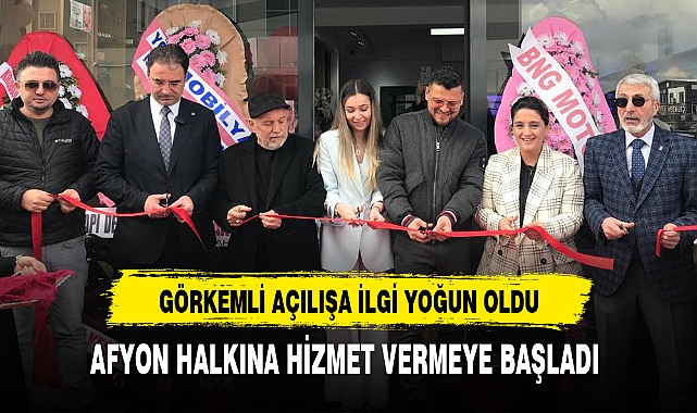 GÖRKEMLİ AÇILIŞA İLGİ YOĞUN OLDU