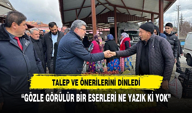 "GÖZLE GÖRÜLÜR BİR ESERLERİ NE YAZIK Kİ YOK"