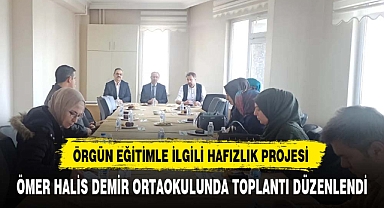 Hafızlık Projesi ile Din Kültürü öğretmenleri bir araya geldi