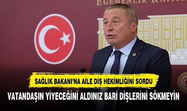 "Halkın yiyeceğini aldınız bari dişlerini sökmeyin!""