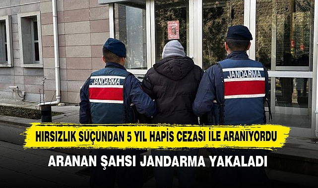 Hırsızlık Suçundan 5 Yıl Hapis Cezası İle Aranıyordu