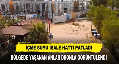 İçme Suyu İsale Hattı Patladı