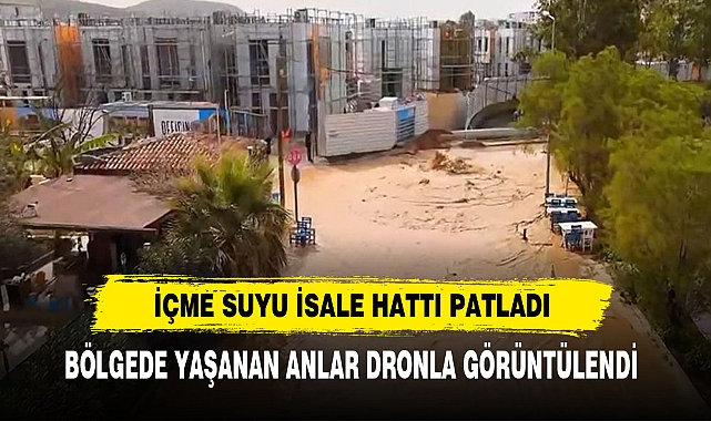 İçme Suyu İsale Hattı Patladı