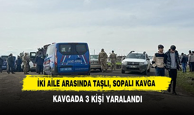 İki Aile Arasında Taşlı, Sopalı Kavga