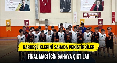 İki kardeş kulüp, 7’de 7 yaparak final maçını karşılıklı oynadı