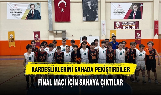 İki kardeş kulüp, 7’de 7 yaparak final maçını karşılıklı oynadı