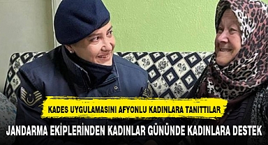 İL JANDARMA EKİPLERİNDEN KADINLARA ÖZEL KUTLAMA
