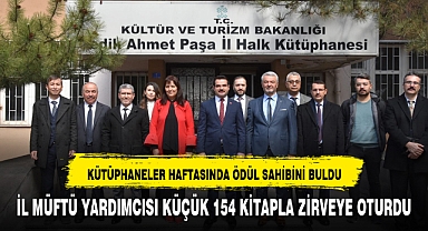 İL MÜFTÜ YARDIMCISI KÜÇÜK 154 KİTAPLA ZİRVEYE OTURDU
