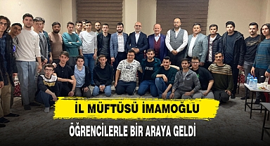 İl Müftüsü İmamoğlu Öğrencilerle Bir Araya Geldi