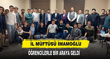 İl Müftüsü İmamoğlu Öğrencilerle Bir Araya Geldi