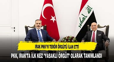 IRAK PKK'YI TERÖR ÖRGÜTÜ İLAN ETTİ