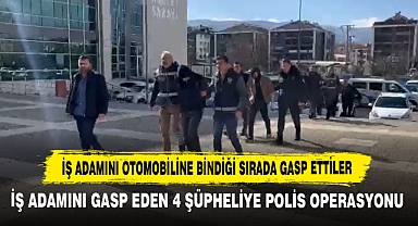 İş Adamını Otomobiline Bindiği Sırada Gasp Ettiler