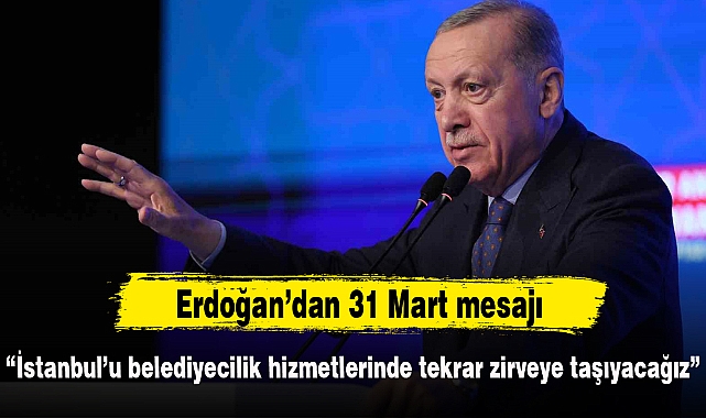 "İstanbul'u belediyecilik hizmetlerinde tekrar zirveye taşıyacağız"