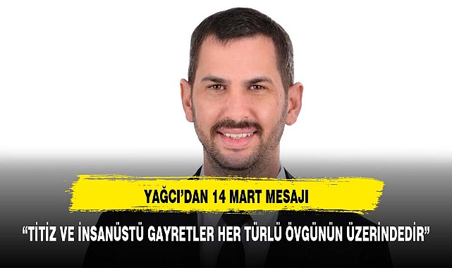 İYİ Parti Belediye Başkan adayı Alper Yağcı’nın Tıp Bayramı Mesajı