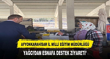 İYİ PARTİ'NİN BAŞKAN ADAYI YAĞCI'DAN MORAL DESTEĞİ!