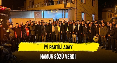 İYİ Partili Aday Namus Sözü Verdi